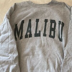 Brandy Melville Gray Malibu Sweatshirt